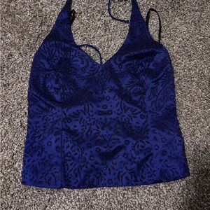 B. Smart beaded halter top